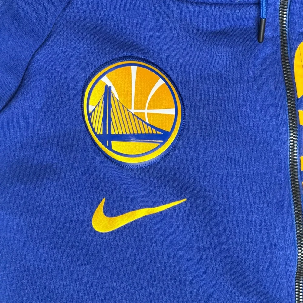 Golden‎ State Warriors Women's Medium Blue Nike Modern Cape Full Zip Hoodie NBA